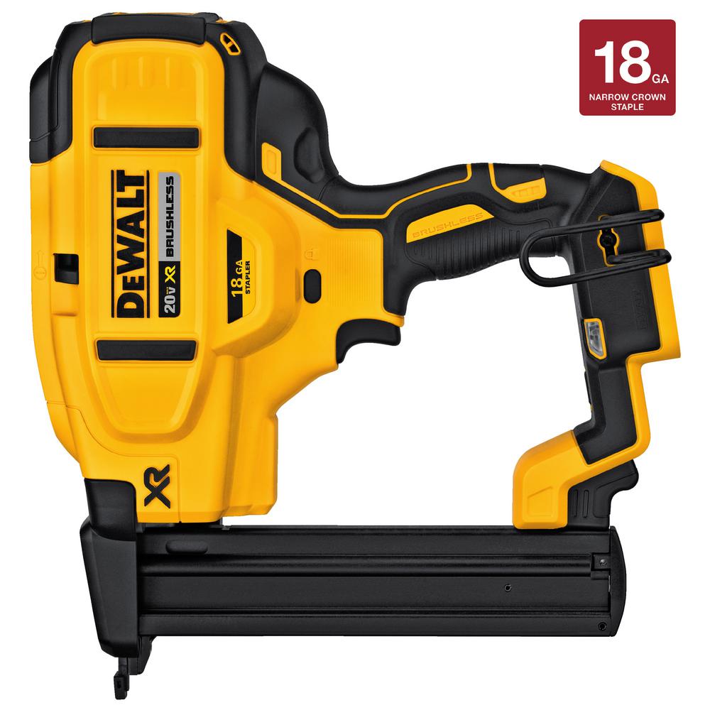 DEWALT Pneumatic 18-Gauge 1/4 in. Crown Stapler-DWFP1838 - The ...