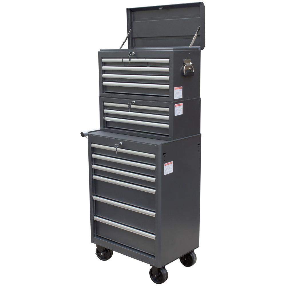 Wen 26 In 15 Drawer Tool Chest And Cabinet Combo Black 3 Piece Wen 26 In 15 Drawer Tool Chest And Cabinet Combo Black 3