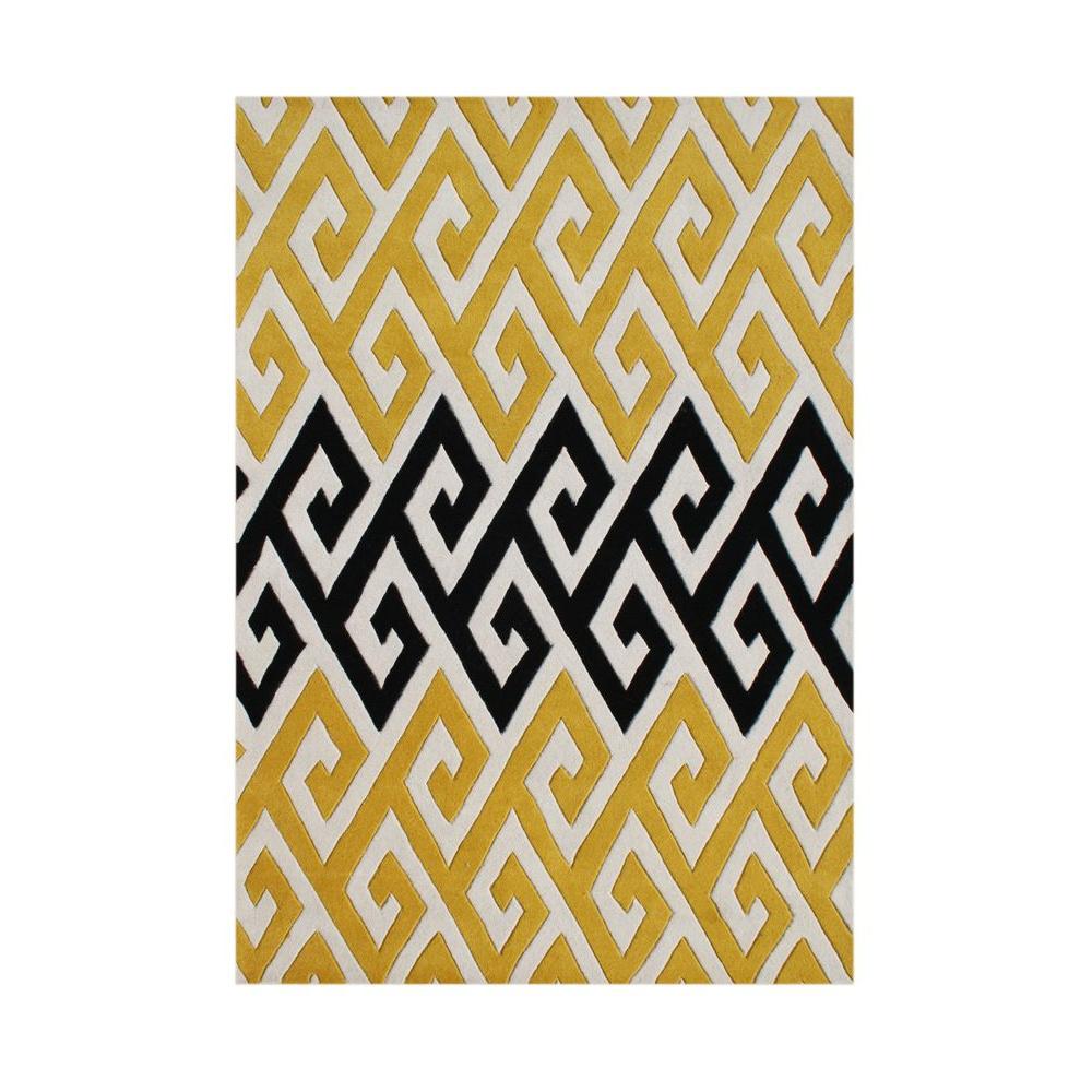 Misted Yellow 8 ft. x 10 ft. Handmade Area Rug700148x10 The Home Depot