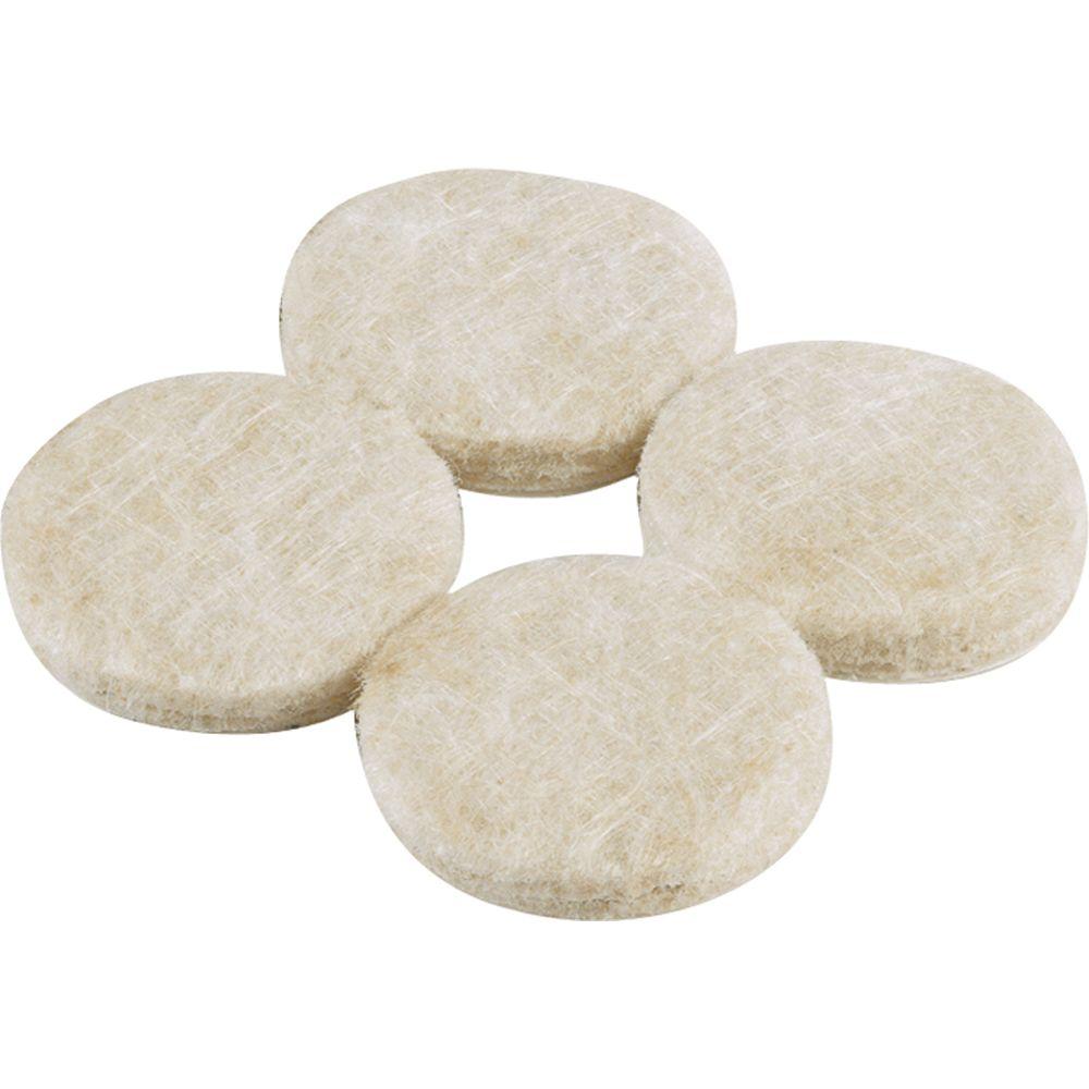 48 Pack Heavy Duty 2-1//4/" Round Felt Pads Sliders for Legs Chair Sofa Furniture