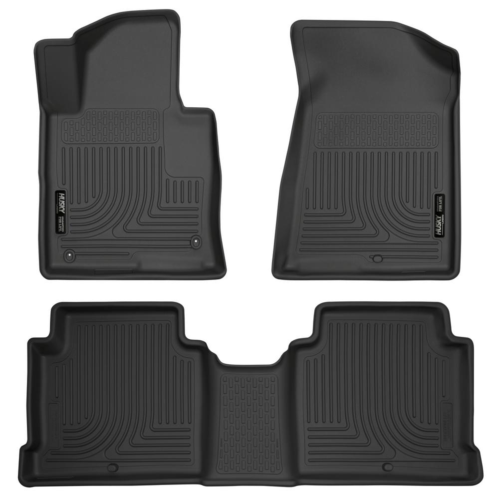 Husky Liners Front 2nd Seat Floor Fits 15 18 Sonata 16 Front 2nd Seat Floor Liners Fits 15 18 Sonata 16 Optima