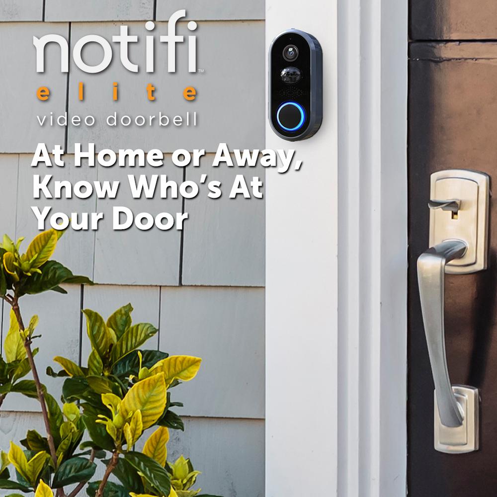 notifi elite video doorbell home depot