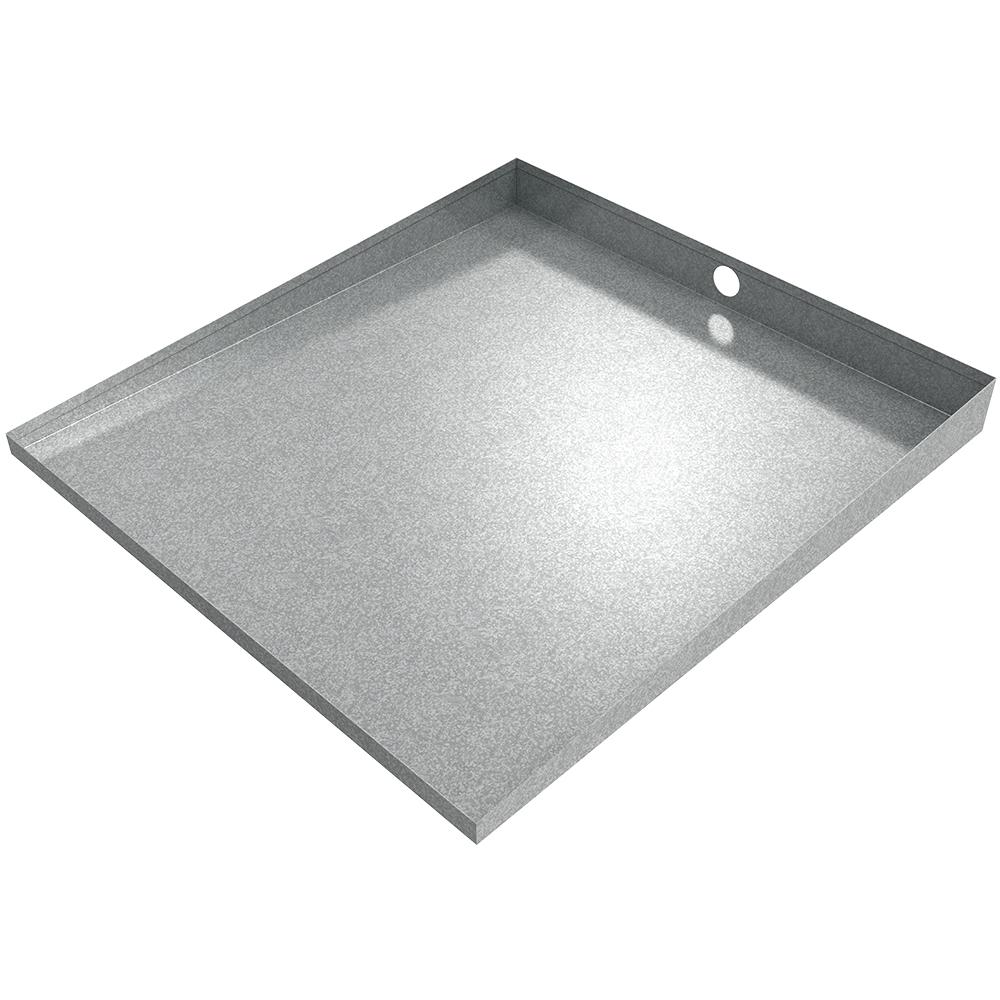 Killarney Metals 27 in x 25 in x 2.5 in Compact Front Load Drain Pan in