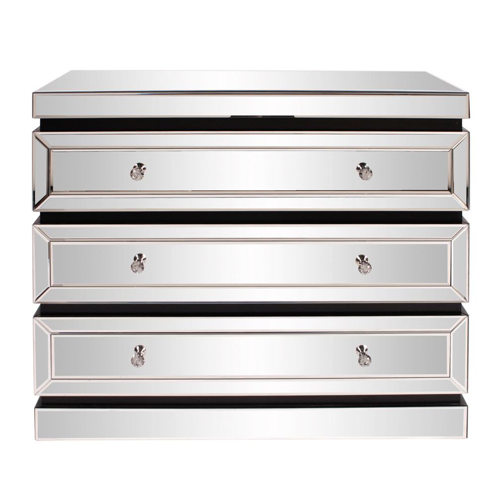 3Drawer Mirrored Dresser99064 The Home Depot