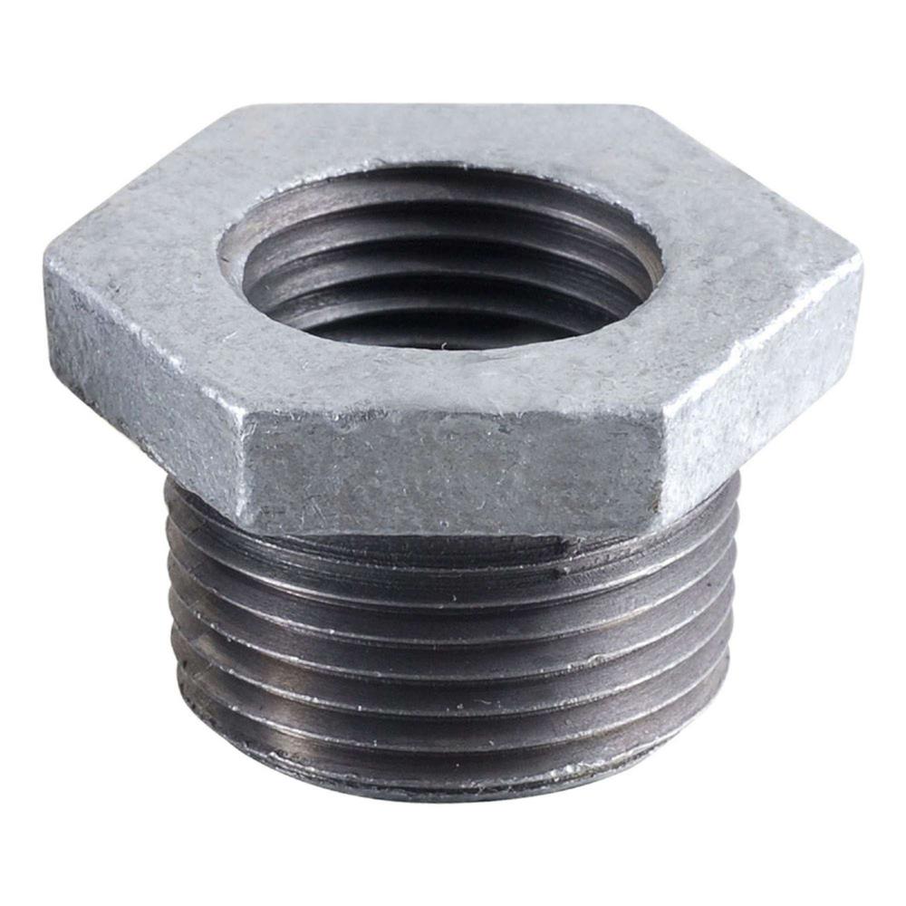 GALVANIZED HEX BUSHING 3//4/" X3//8/" M10732 Lot of 10