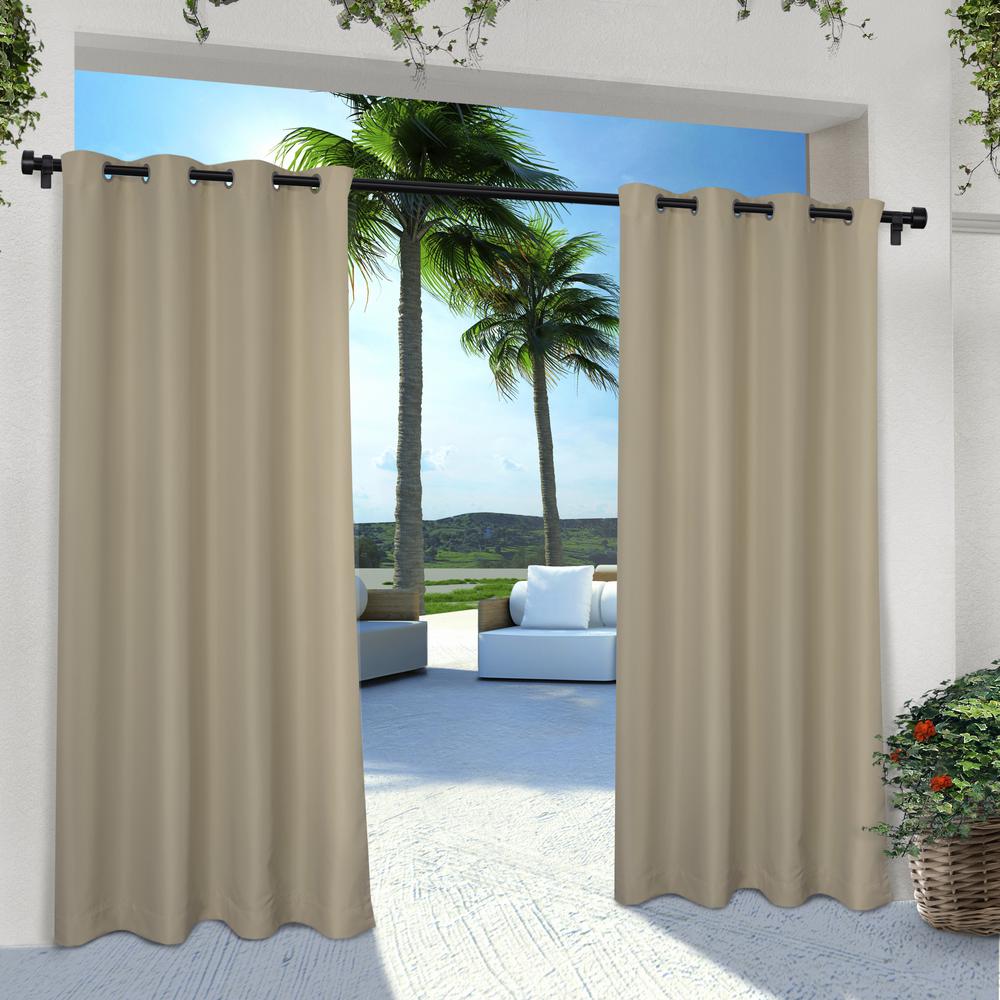 Exclusive Home Curtains Indoor Outdoor Solid 54 In W X 108 In L