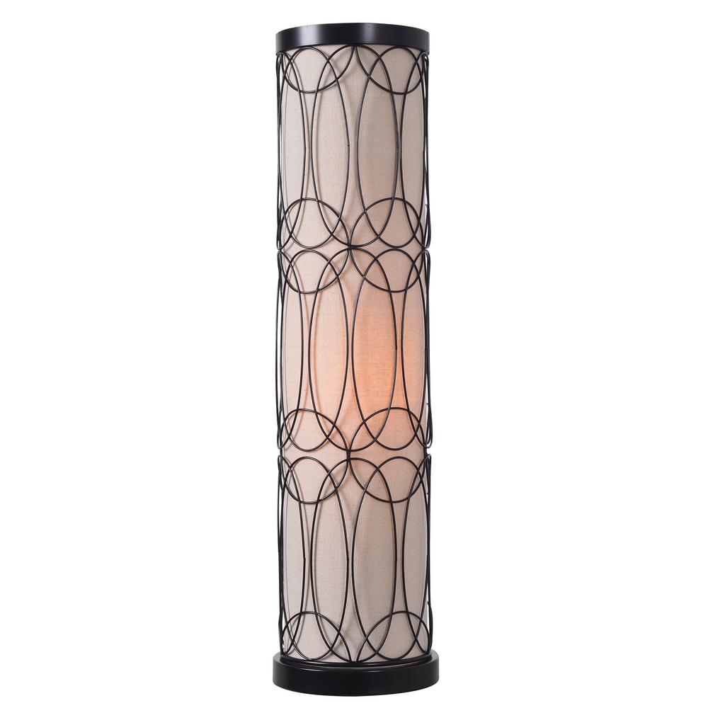 Kenroy Home Moon 25 In Bronze Table Lamp With Oatmeal Shade Kenroy Home Moon 25 In Bronze Table Lamp With Oatmeal Shade