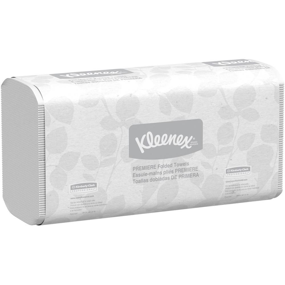 Kleenex White Premiere Folded Paper Towels (120 Towels per Pack 25