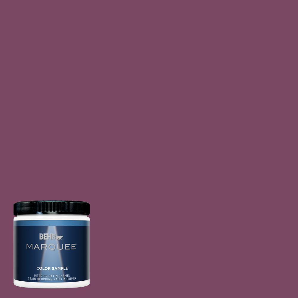 BEHR MARQUEE 8 oz. PPU119 Classic Berry Satin Enamel BEHR MARQUEE 8 oz. PPU119 Classic Berry Satin Enamel