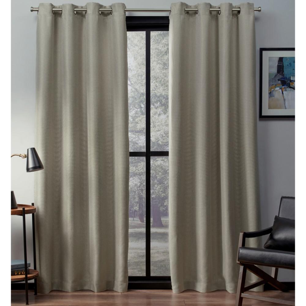 Eglinton 52 In W X 84 In L Woven Blackout Grommet Top Curtain