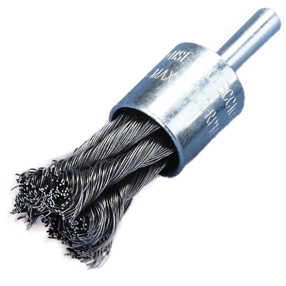 Robtec 3/4 in. x 1/4 in. Shank Twist Knot Wire End Brush340ECTS20