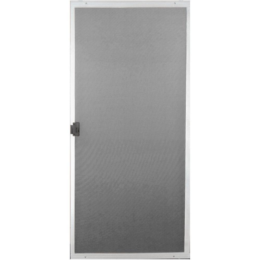 Screen Tight 30 In X 80 In White Royal Screen Door Roy30w The