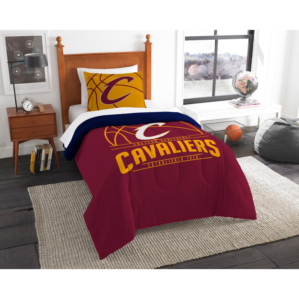 Cavaliers 2 Pc Multi Color Polyester Reverse Slam Twin Comforter Cavaliers 2 Pc Multi Color Polyester Reverse Slam Twin Comforter Set 1nba862010005ret The Home Depot