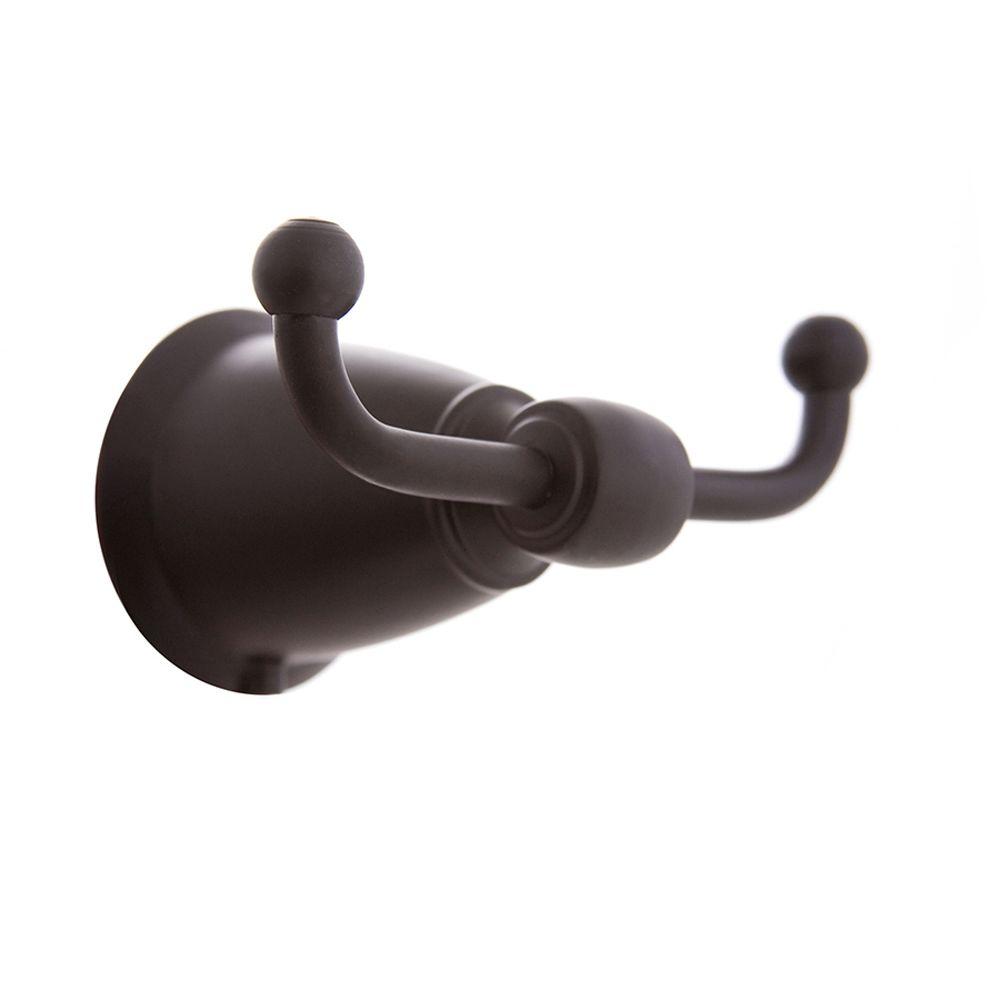 Arista Northland Collection Double Robe Hook In Matte Black Ba1305 Rhk 0452