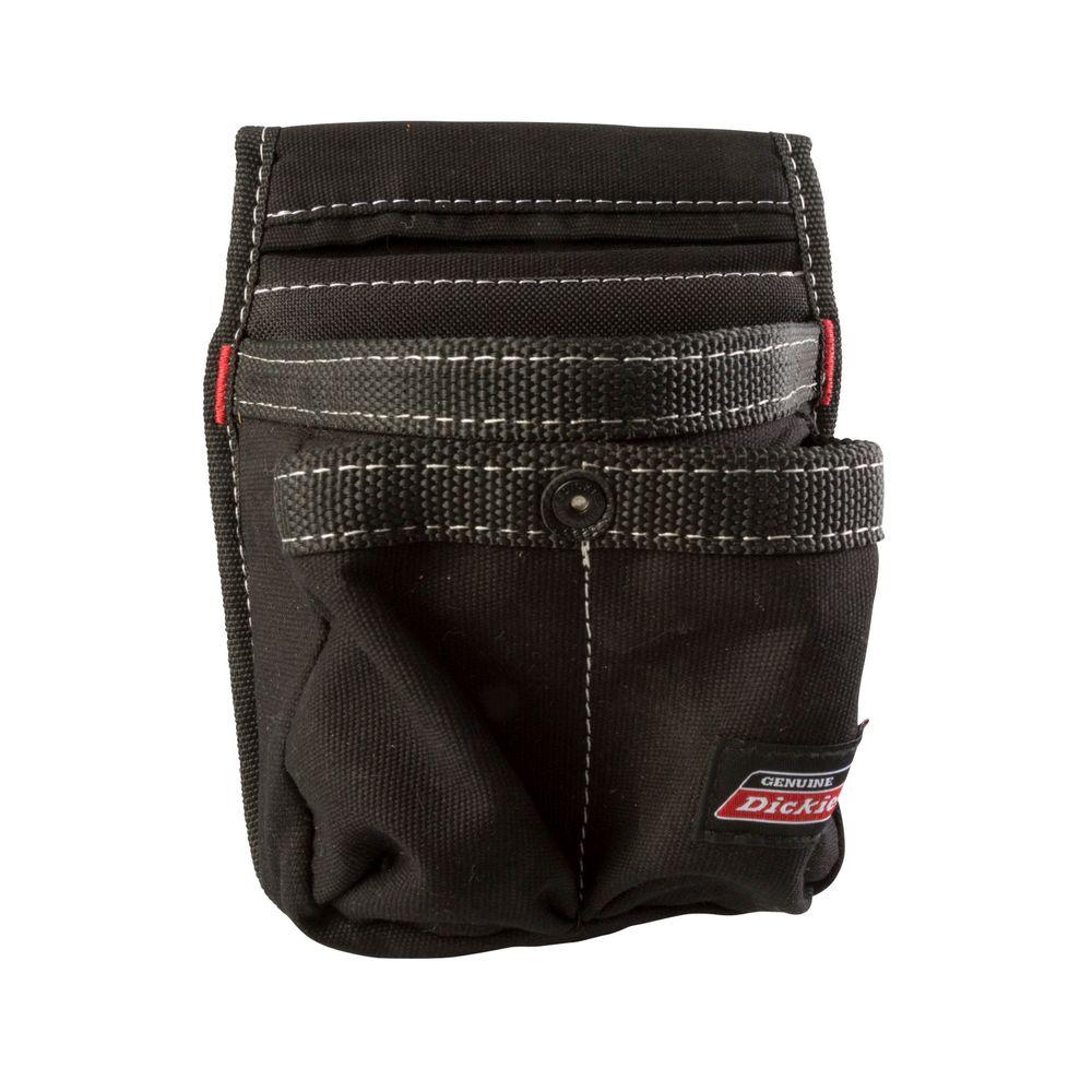 Dickies 4-Pocket Tool Belt Pouch / Cell Phone Holder, Black-57059 - The ...