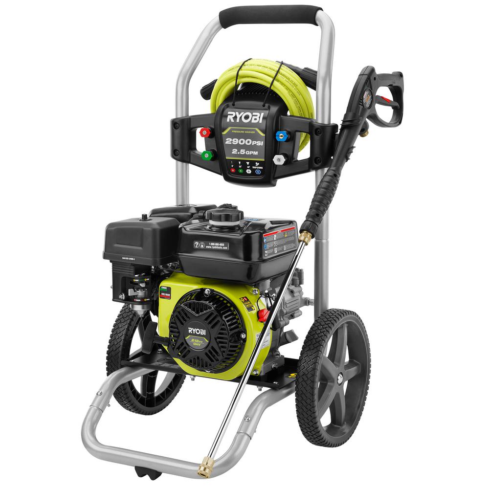 RYOBI 2900 PSI 2.5 GPM Cold Water Gas Pressure Washer-RY802925VNM - The Home Depot