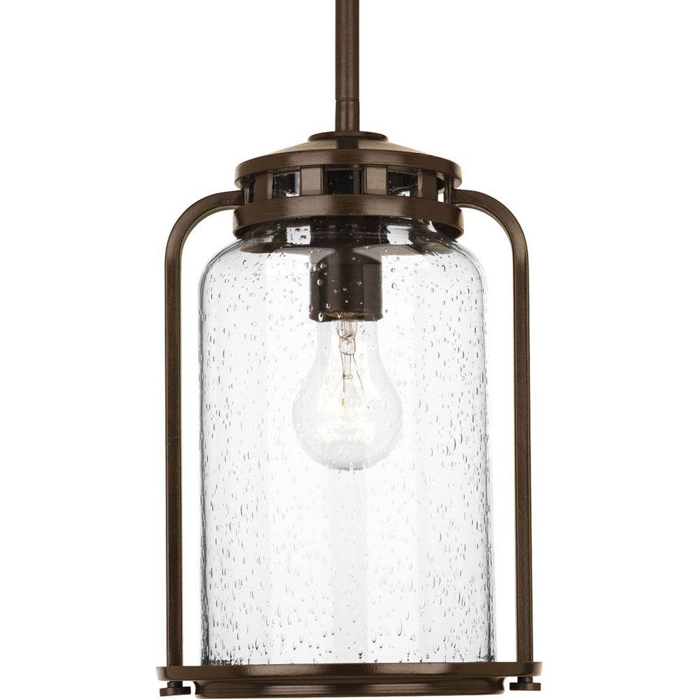 Progress Lighting Botta Collection 1 Light 7 75 In Outdoor Antique Bronze Hanging Lantern