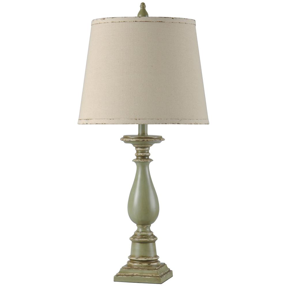 table lamp green shade