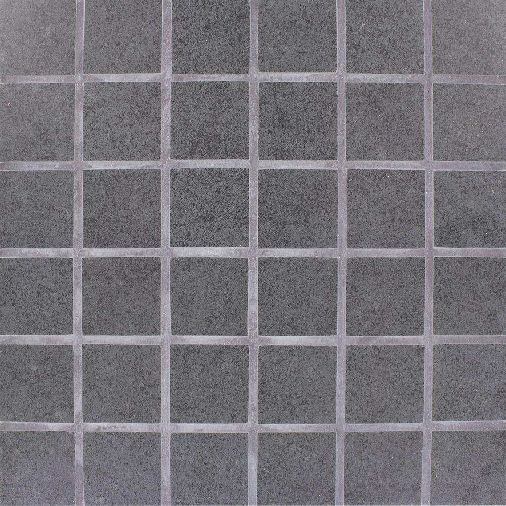 MS International Beton Graphite 12 in. x 12 in. x 10 mm Porcelain Mesh