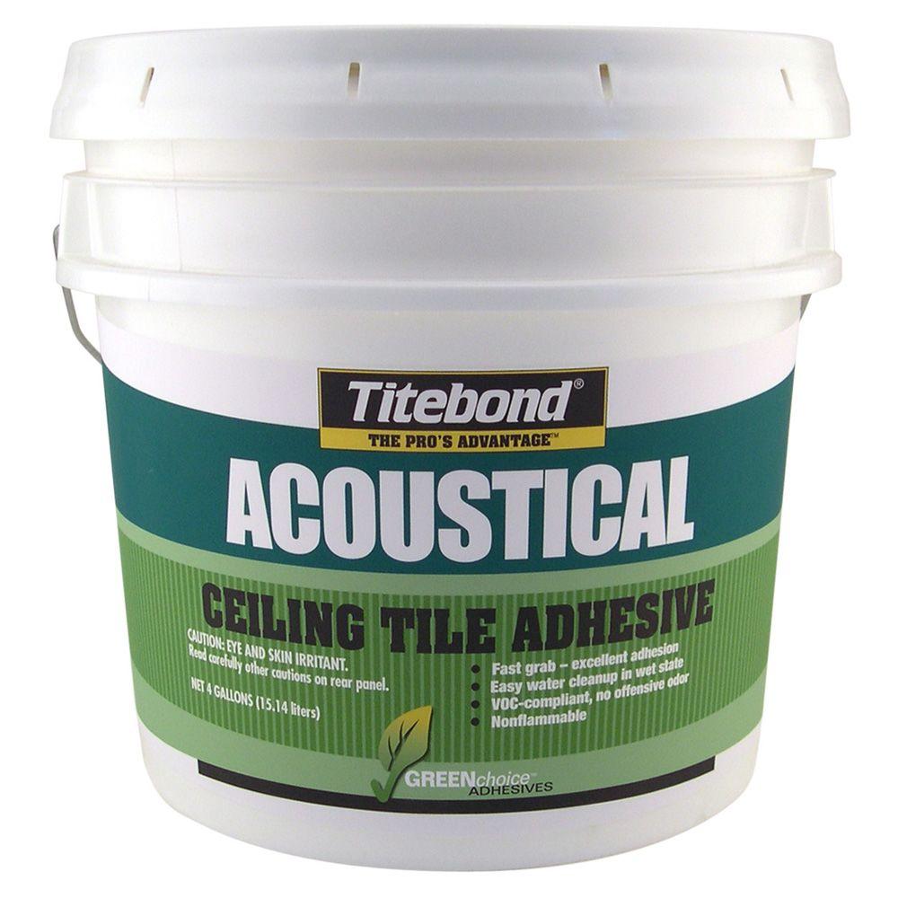 Titebond 4 gal. Greenchoice Acoustical Ceiling Tile Adhesive by Titebond