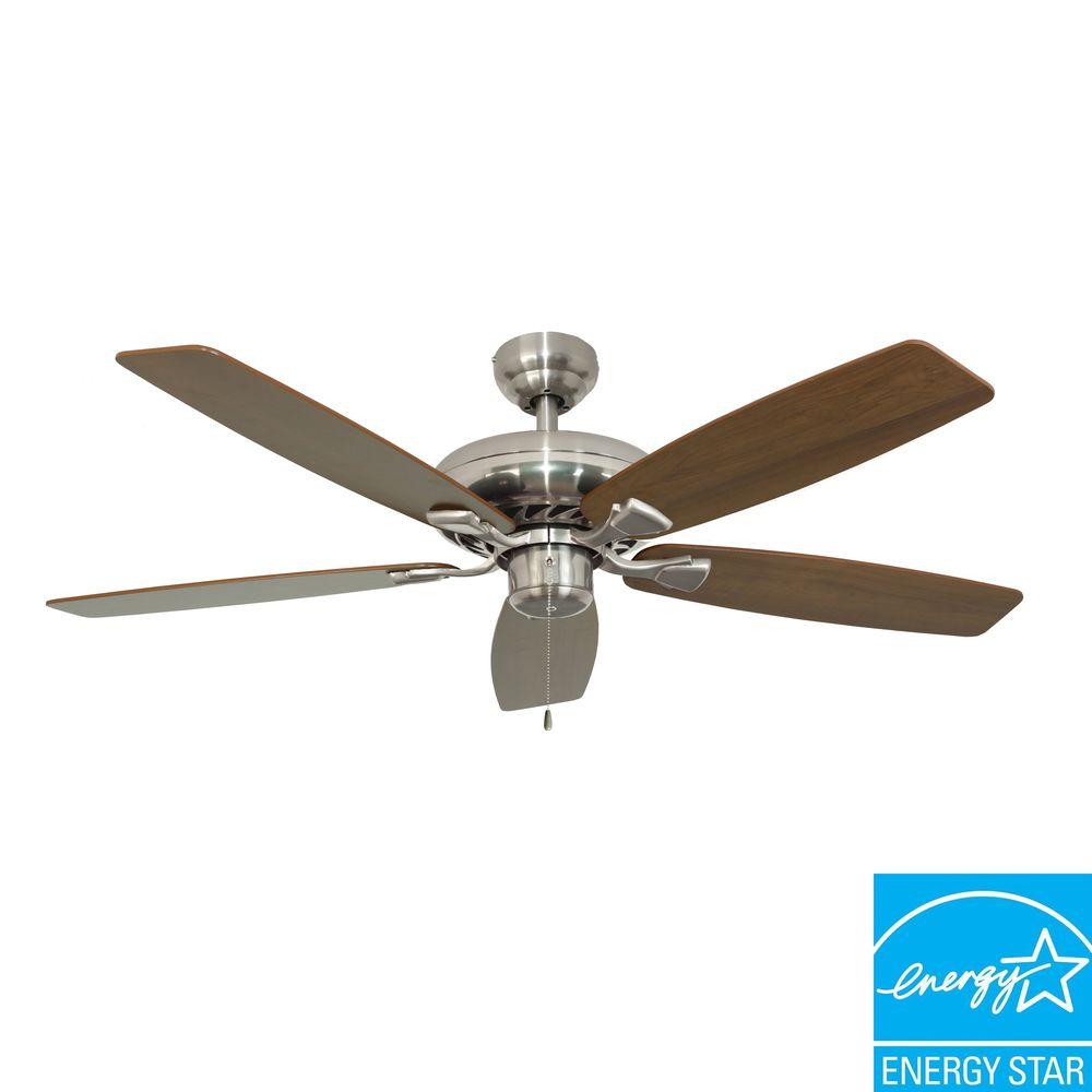 Sahara Fans Charleston 52 In Brushed Nickel Energy Star Ceiling Fan Sahara Fans Charleston 52 In Brushed Nickel Energy Star Ceiling Fan