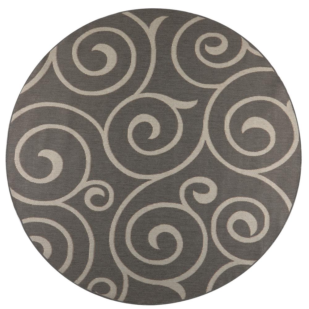 Home Decorators Collection Whirl Terra/Natural 7 ft. 6 in. x 10 ft ...