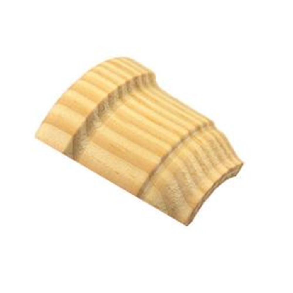 5/8 in. x 21/4 in. Unfinished Pine Molding Corner BlockHDACB346 The