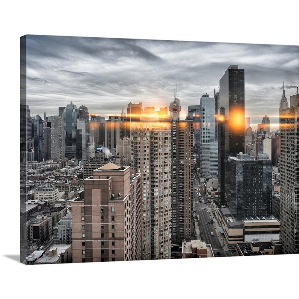 New York City Manhattan By Philippe Hugonnard Canvas Wall Art