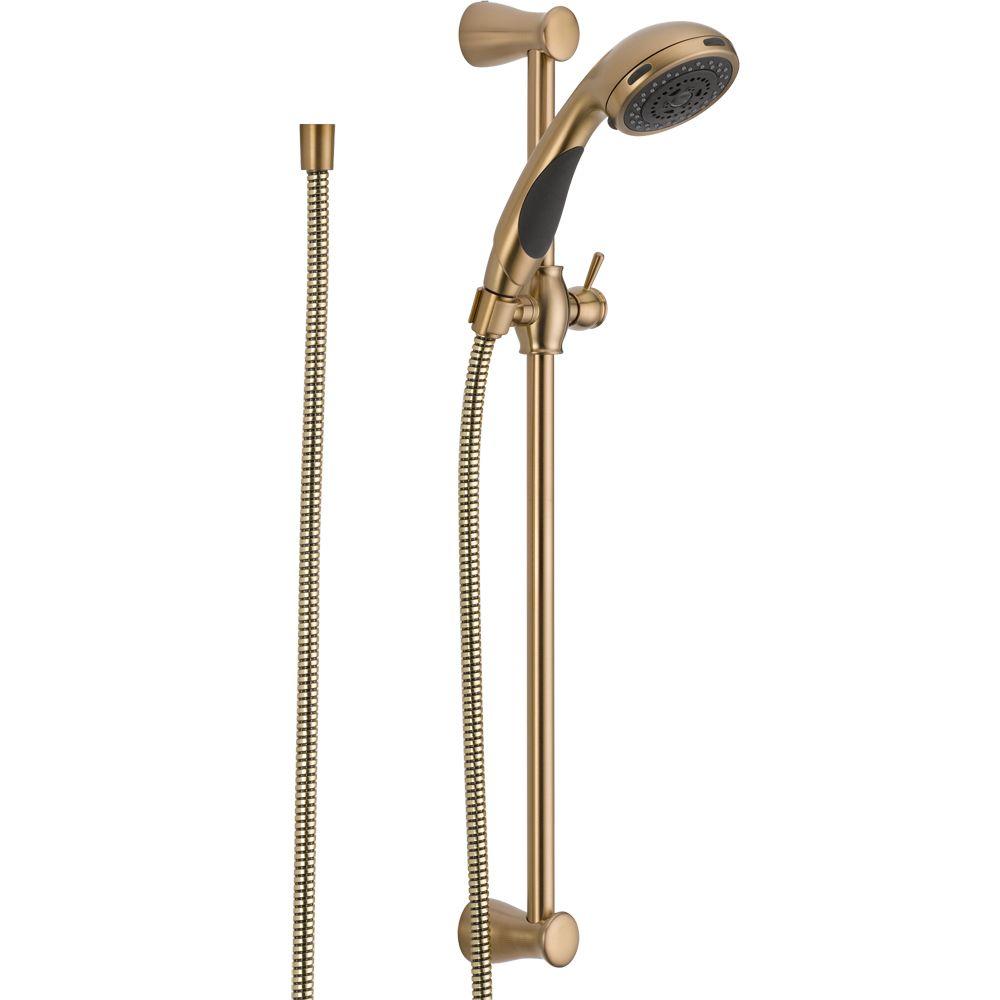 Delta 3Spray Hand Shower with Slide Bar in Champagne Bronze57014CZ