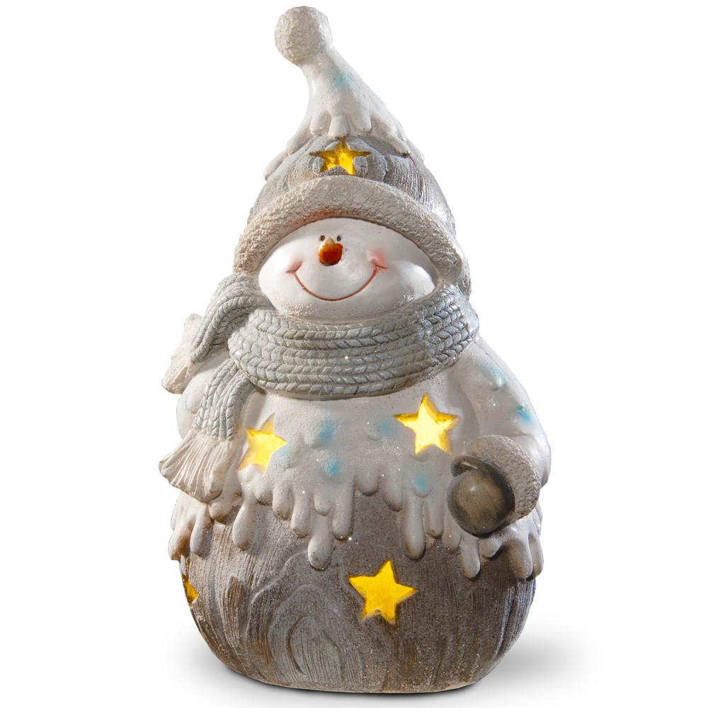 National Tree Company 17 In Lighted Snowman Decor Piece