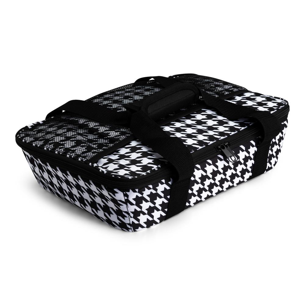 houndstooth lunch bag