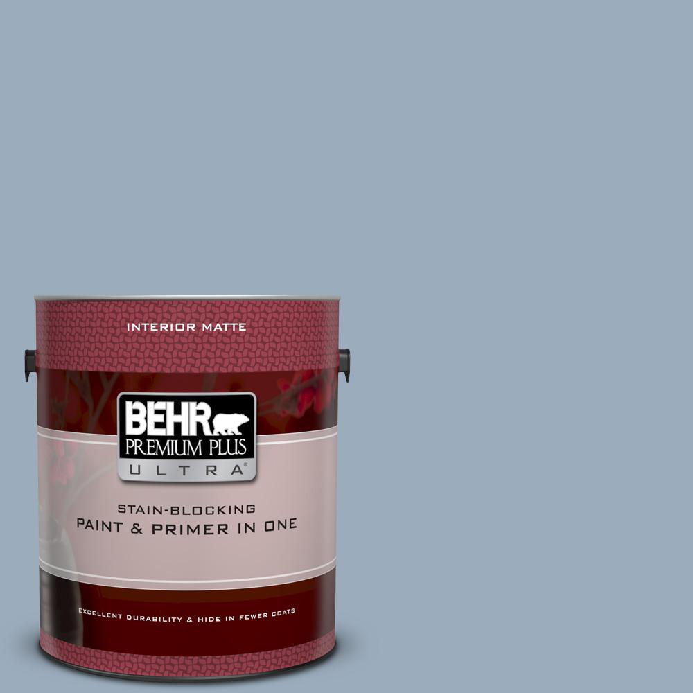Behr Premium Plus Ultra 1 Gal 560f 4 Russian Blue Matte Interior 560f 4 Russian Blue Matte Interior Paint
