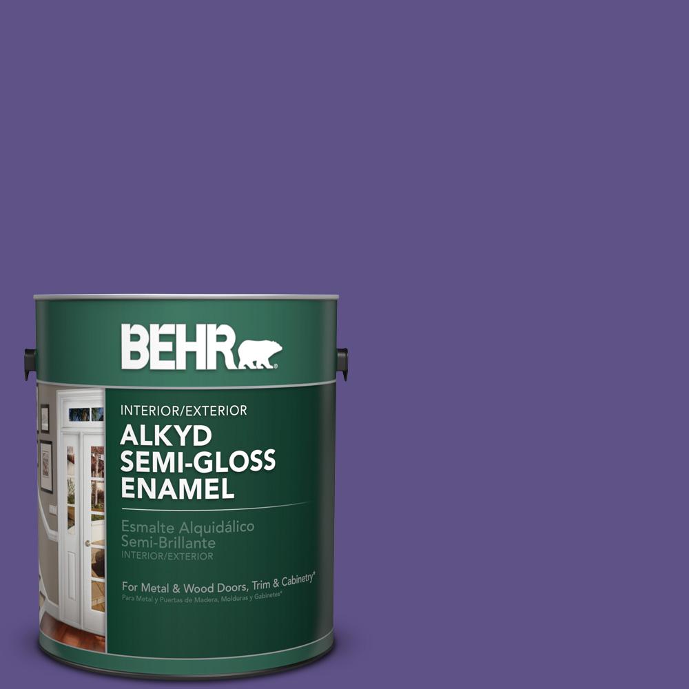 BEHR 1 gal. P5607 Kings Court SemiGloss Enamel Alkyd