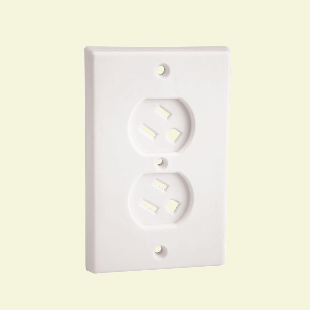 white outlet covers