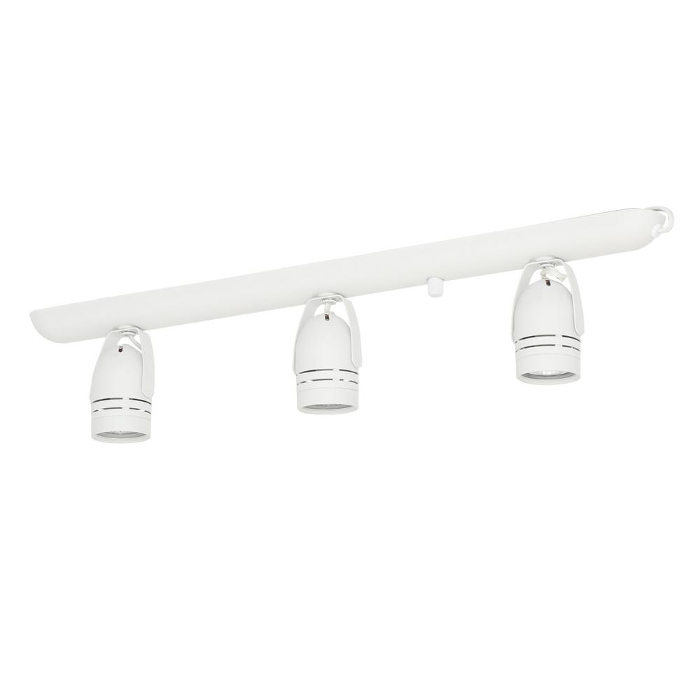 Hampton Bay 3 Light White Plug In Track Lighting Fixture Ep9090wh Hampton Bay 3 Light White Plug In Track
