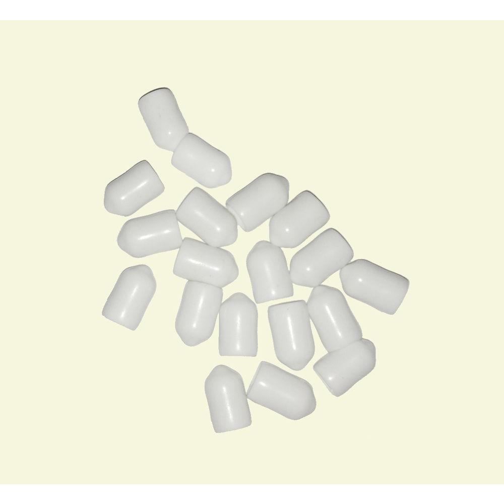 Everbilt 1 1 4 In White Closet Pole End Caps 2 Pack Hd 0019