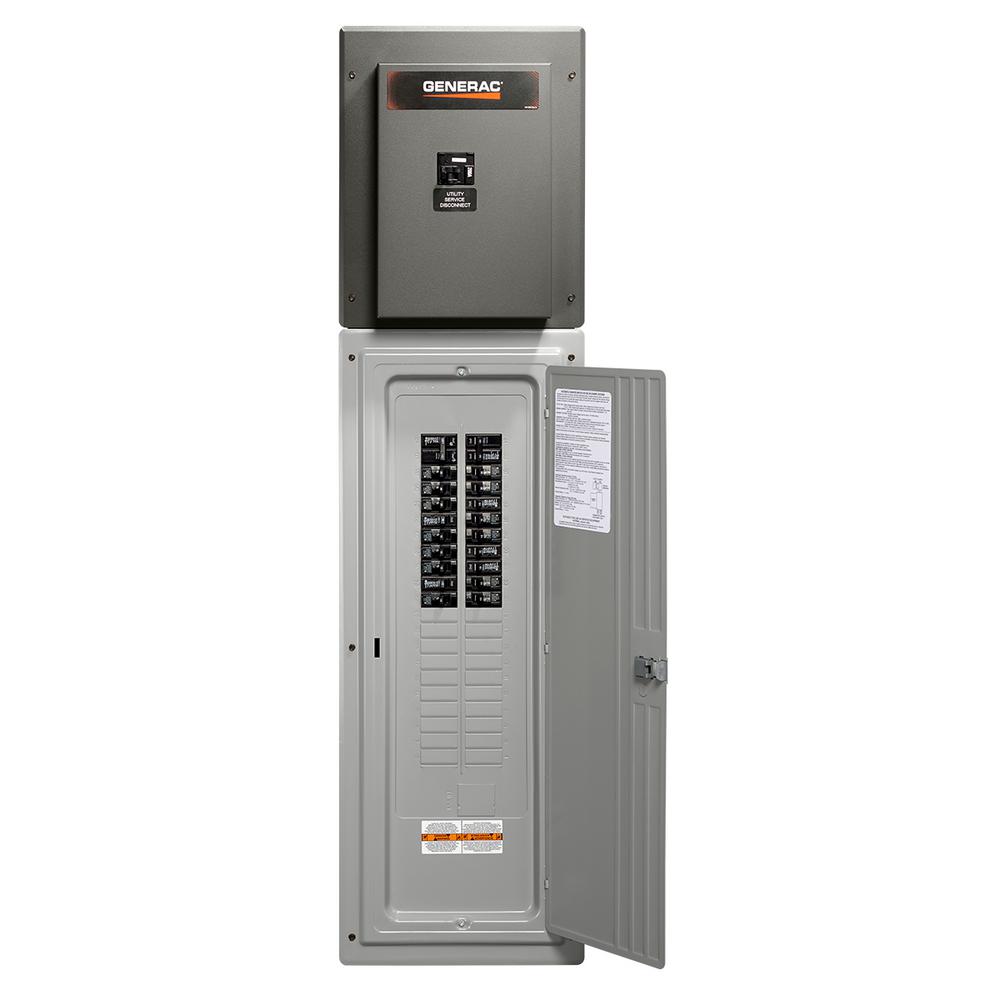 Generac 200 Amp 42-Circuit Load Center Service Rated Transfer Switch by Generac