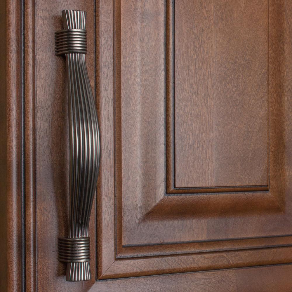 Gliderite 5 In Center To Center Brushed Black Nickel Tassel