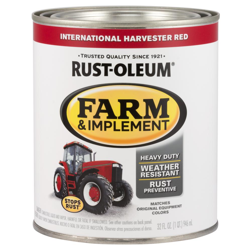 RustOleum 1 qt. Farm & Implement International Harvester Red Gloss