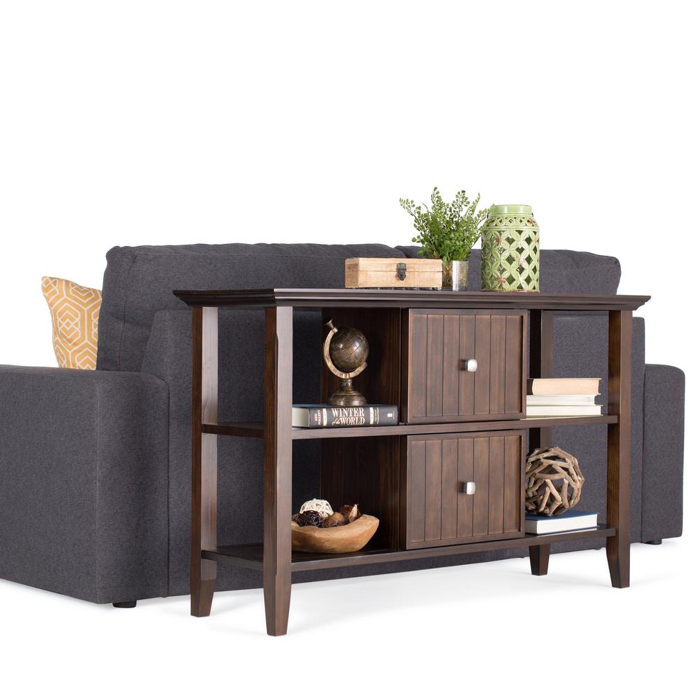 Brooklyn Max Brunswick Solid Wood 48 Inch Wide Rustic Brooklyn Max Brunswick Solid Wood 48 Inch Wide Rustic