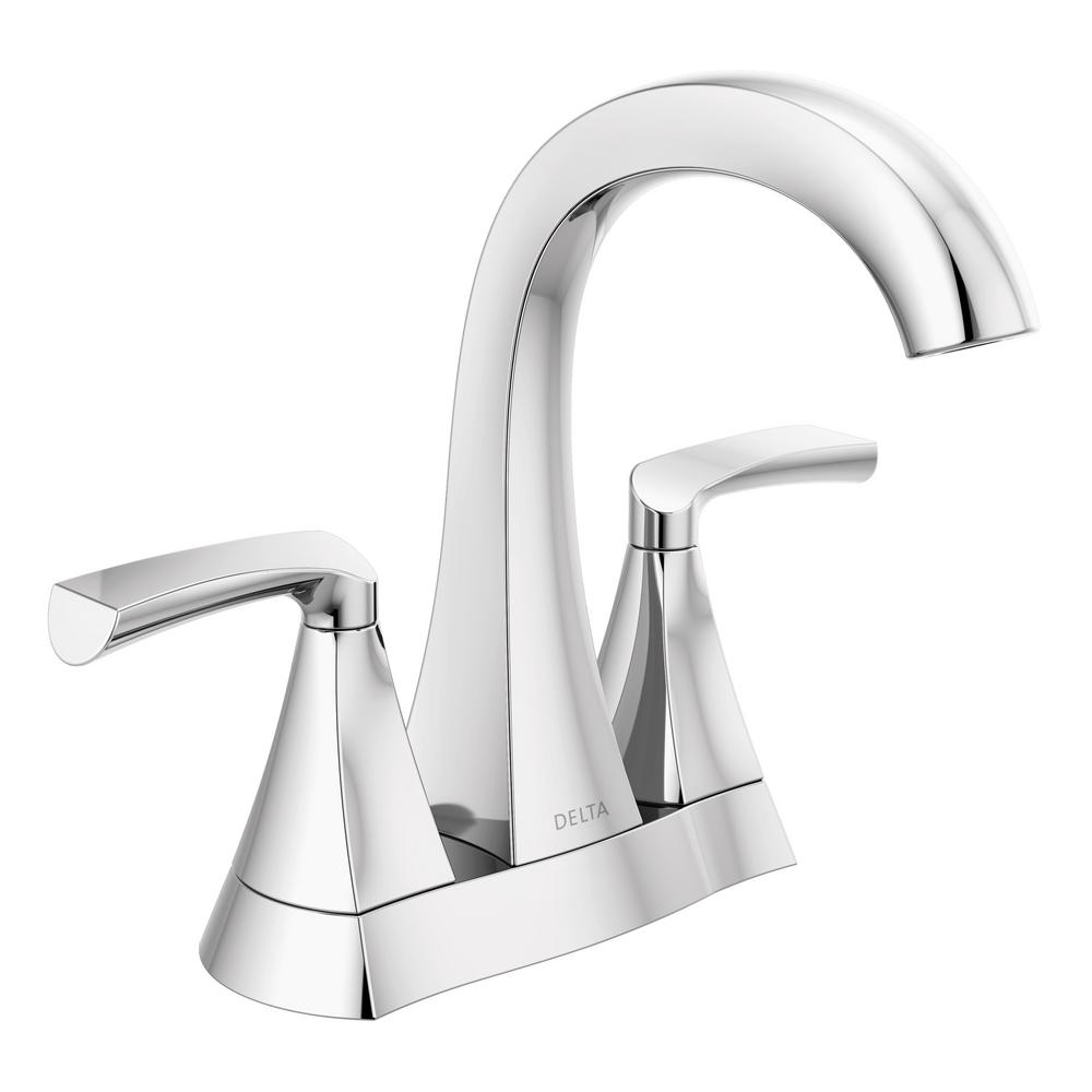 Delta Pierce 4 in. Centerset 2Handle Bathroom Faucet in Chrome25899LF