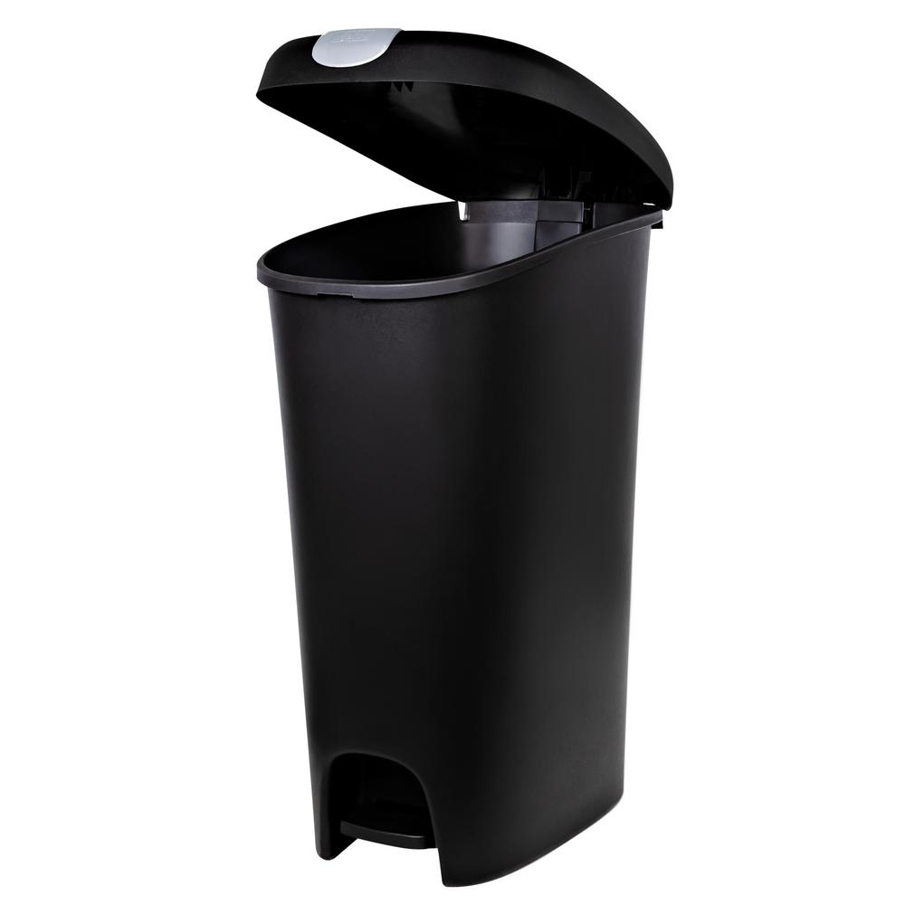 Hefty 12 Gal. Slim Lockable StepOn Trash Can eXtremes