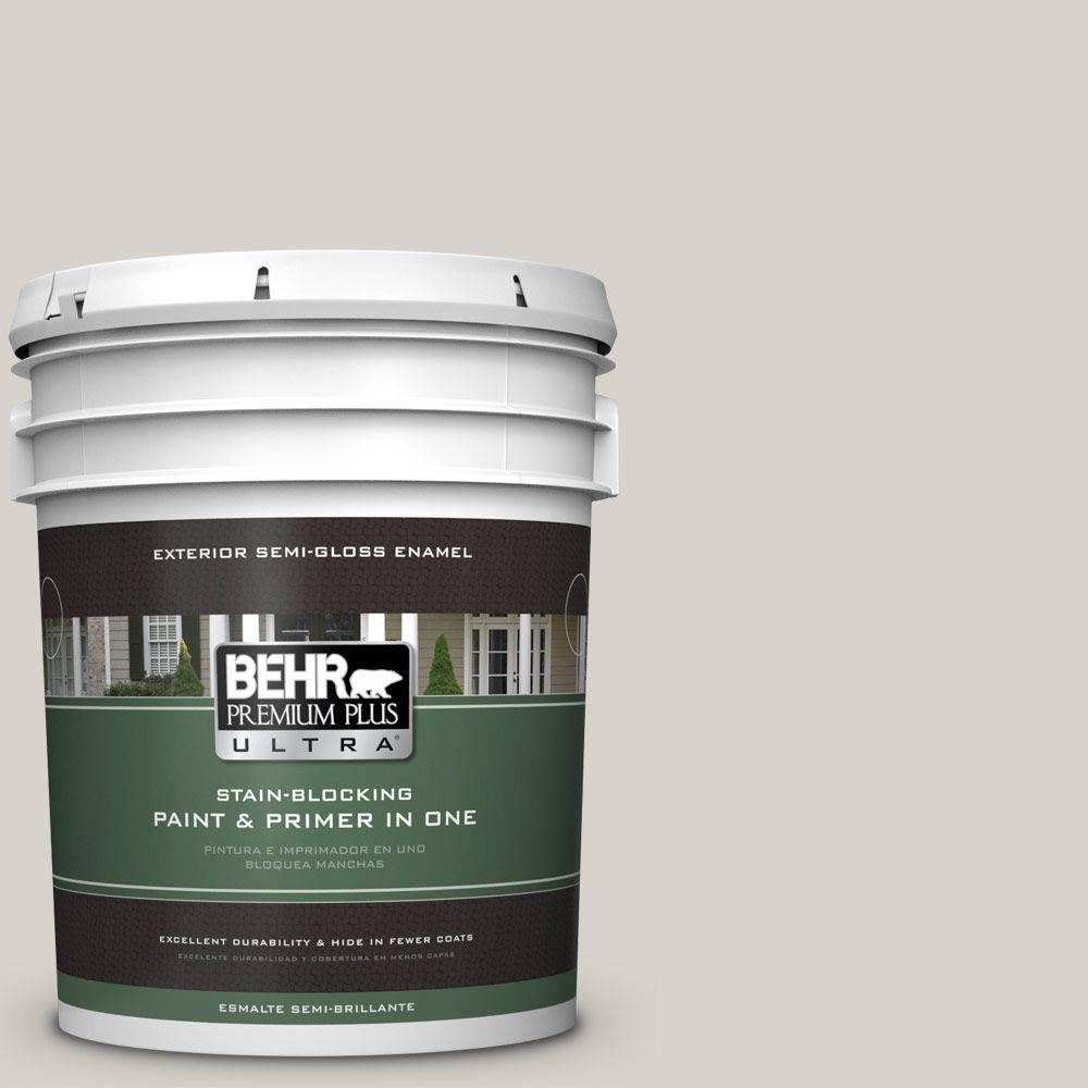 BEHR Premium Plus Ultra 5gal. PWN72 Baked Biscotti SemiGloss Enamel