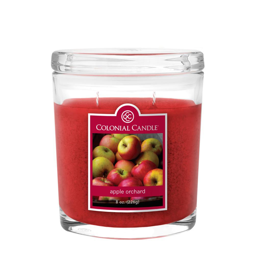 UPC 048019625548 product image for 8 oz. Apple Orchard Oval Jar Candle, Red | upcitemdb.com