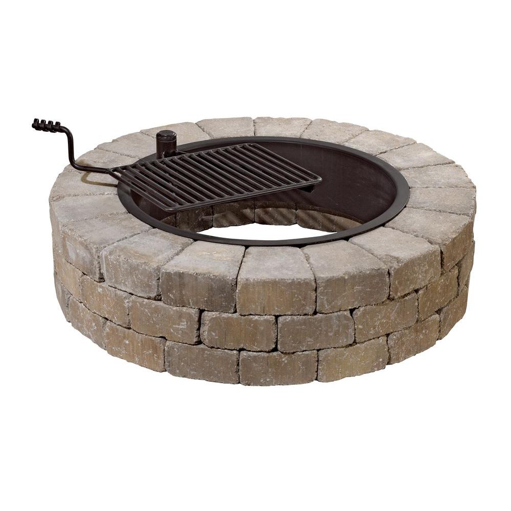 Mainstays 28 Fire Pit With Pvc Cover And Spark Guard Brickseek