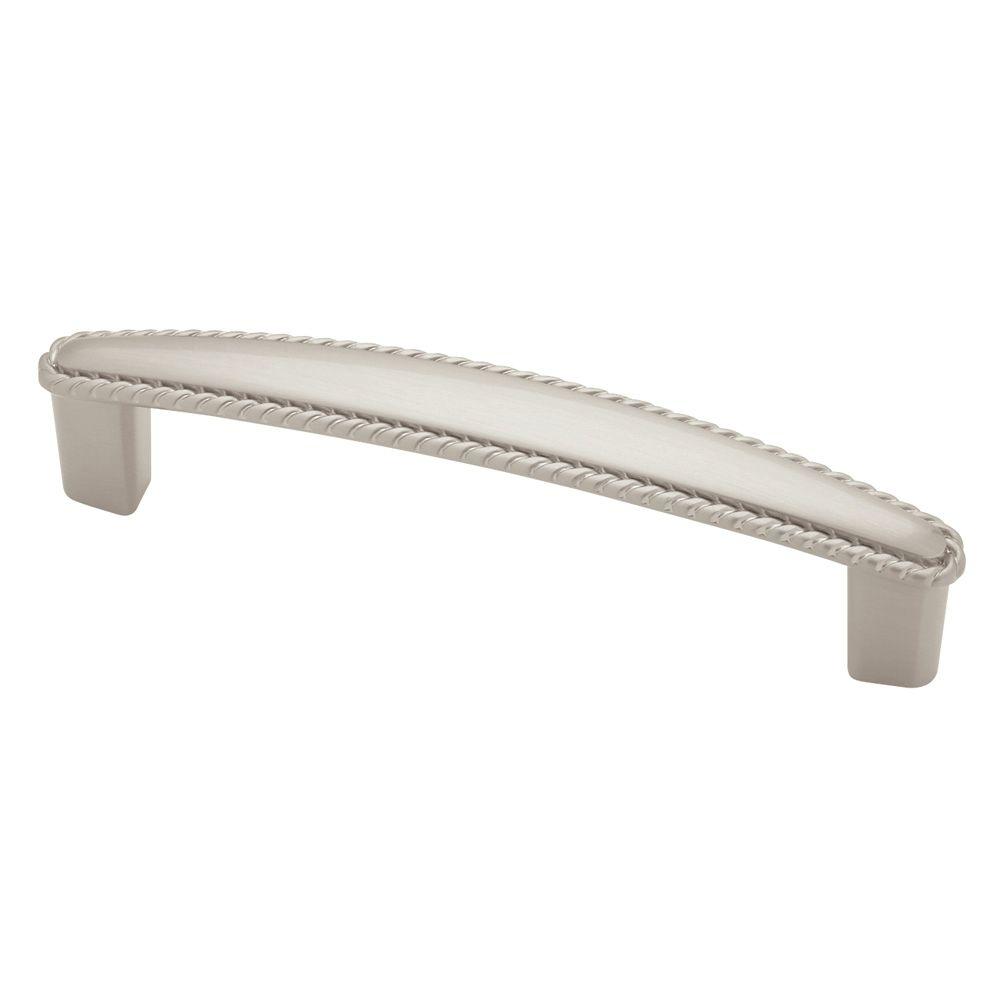 Liberty Rope Edge 3 3 4 In 96mm Center To Center Satin Nickel Drawer Pull