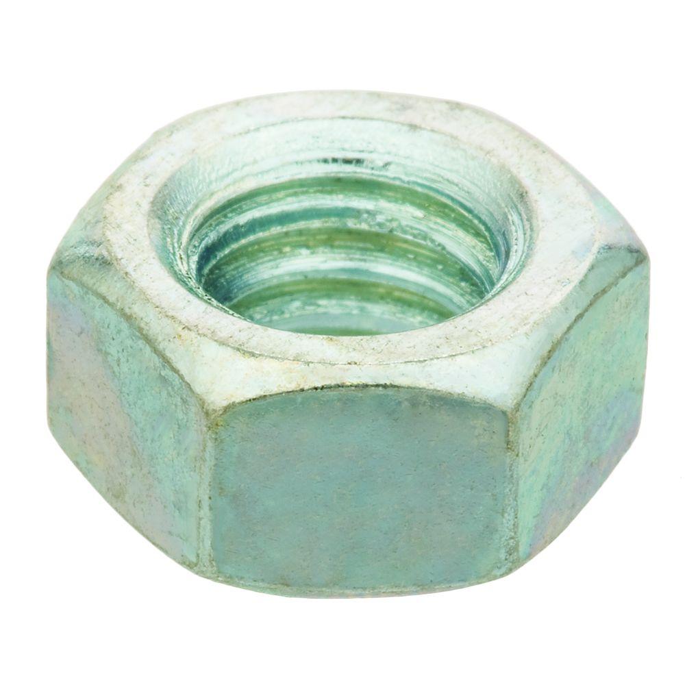 Everbilt 1/4 in. Galvanized Hex Nut-804046 - The Home Depot