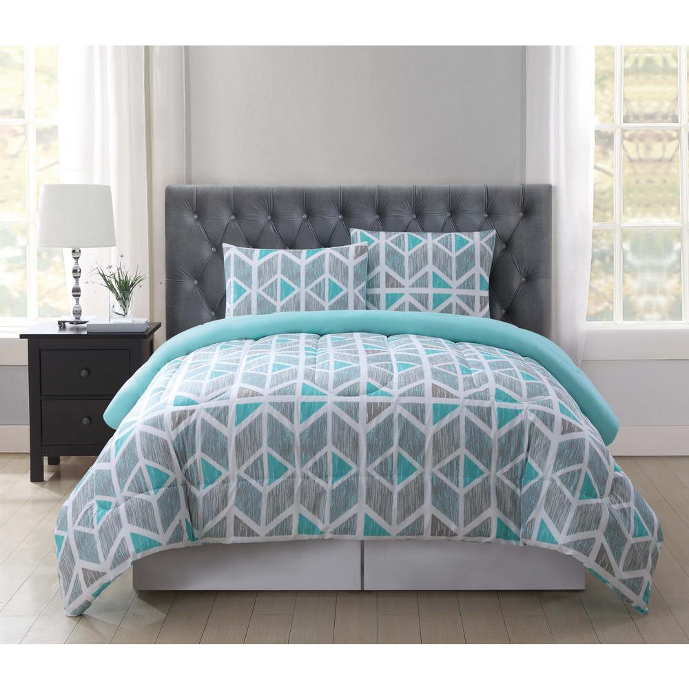 Truly Soft Malene Multi Color Twin Xl Comforter Set Cs1797txl 1500 Truly Soft Malene Multi Color Twin Xl Comforter Set