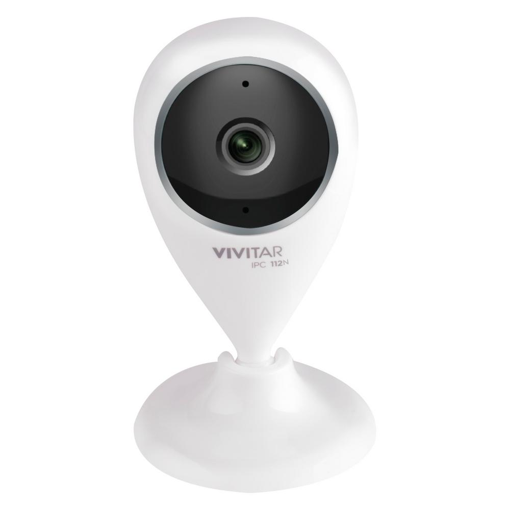 Vivitar IP 720p Wide Angle View Security Camera-IPC112N-WHT - The Home