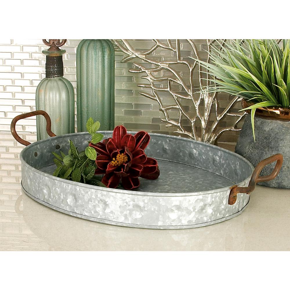 decorative metal serving trays